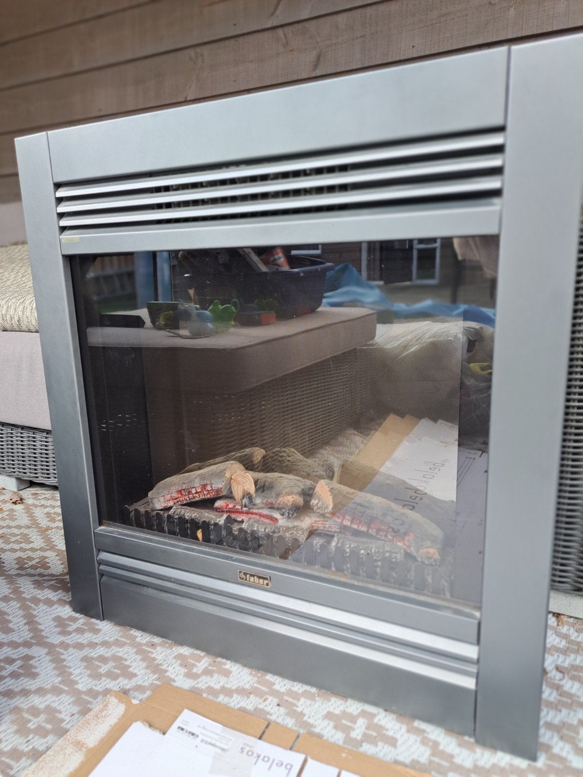 faber elektrische inbouw haard, Ophalen, Inbouwhaard, Elektrische haard
