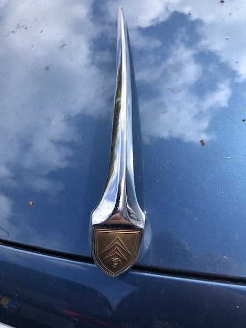 Citroën motorkap ornament. DS, Ami of 2cv, Auto-onderdelen, Overige Auto-onderdelen, Ophalen of Verzenden, Gebruikt, Citroën