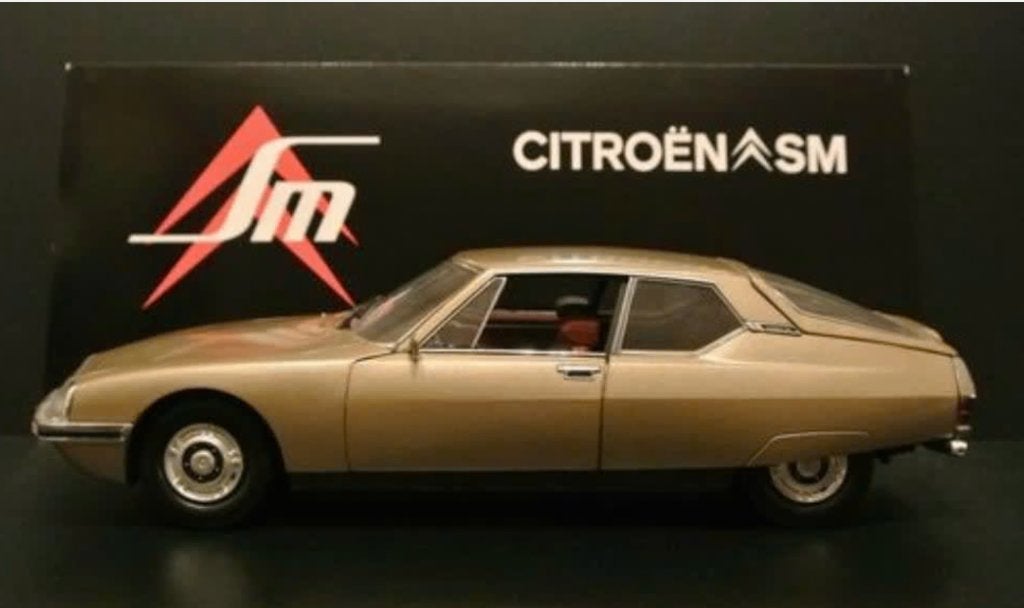 CITROEN SM 1970 goud metallic schaal 1/18 NOREV ref. 181585, Verzenden, Nieuw, Auto, Norev