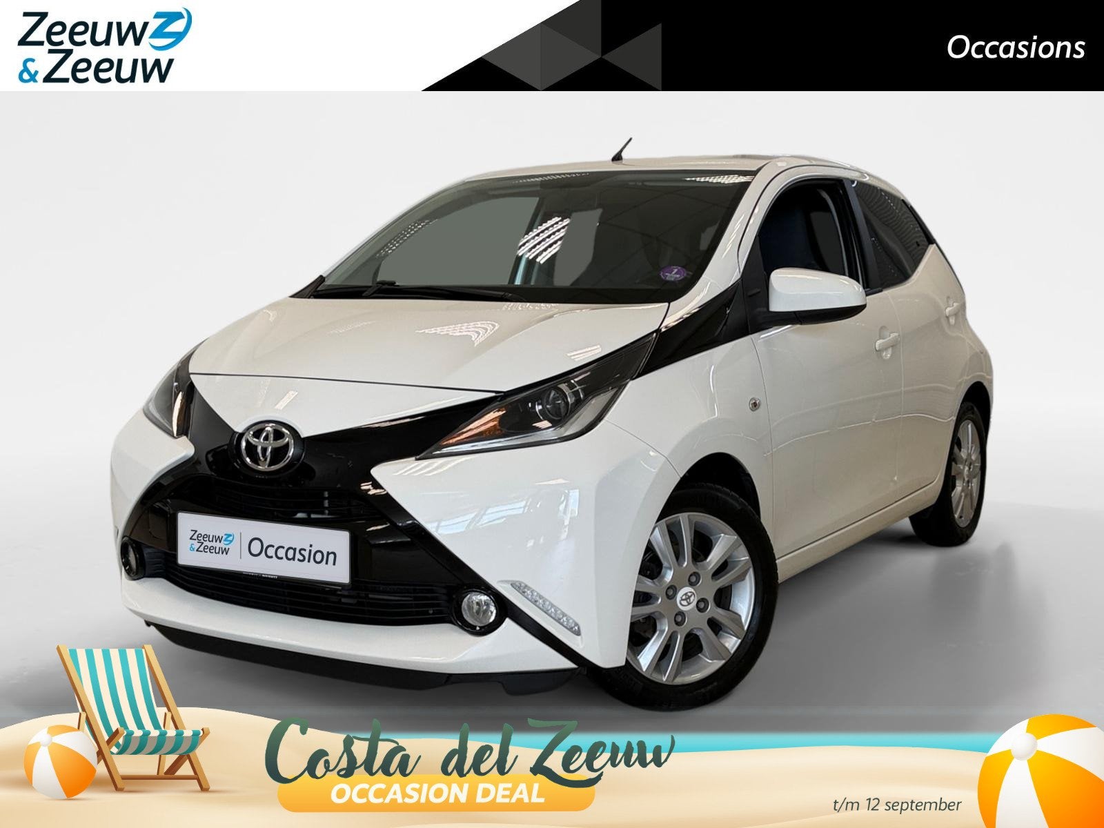 Toyota Aygo 1.0 X-JOY | NAVI | CAMERA | DEALERONDERHOUDEN |, Voorwielaandrijving, 12 maanden, Stof, Gebruikt