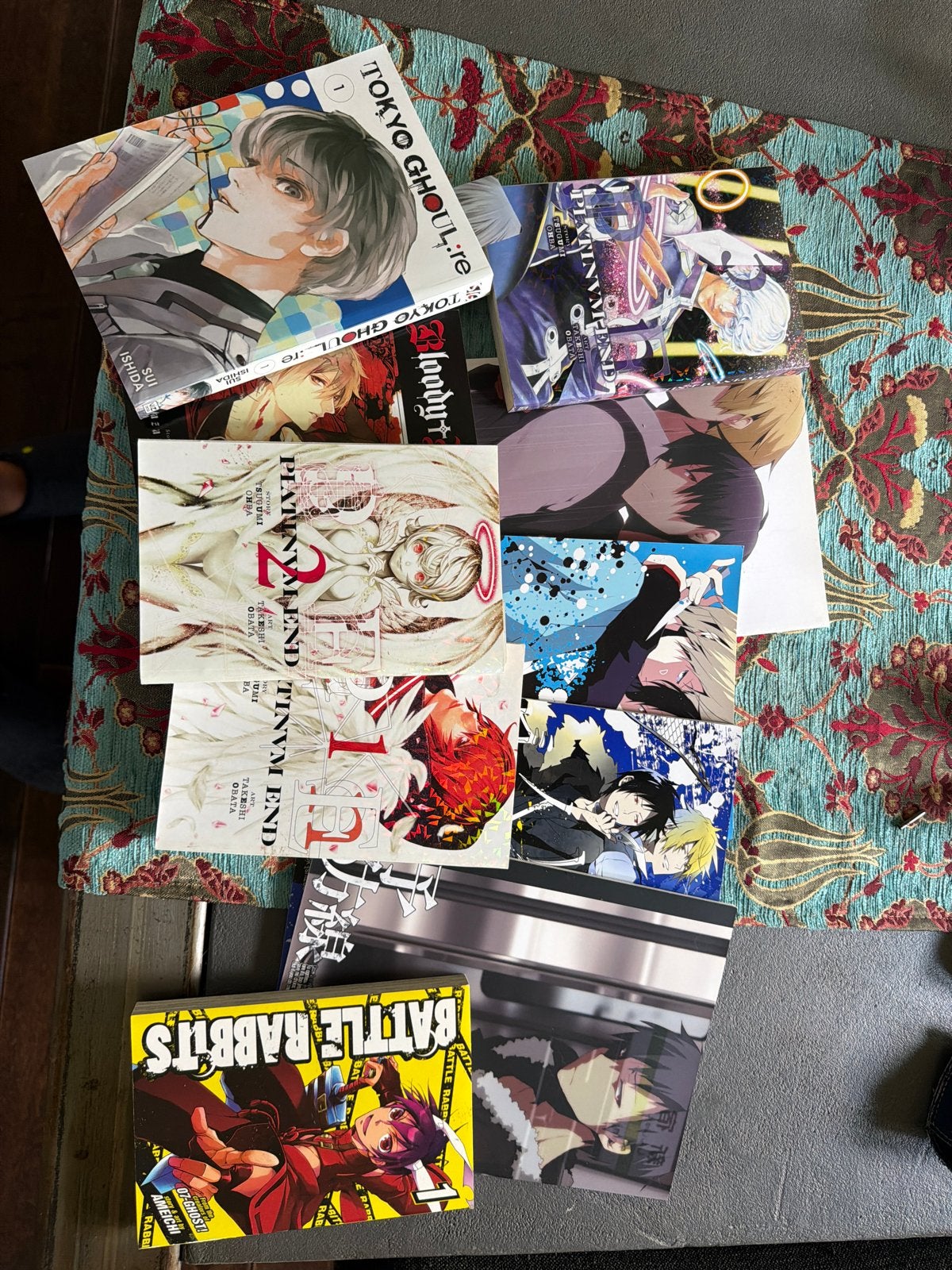 Set boeken anime manga: Tokyo Ghoul, Platinum End, Battle Ra, Boeken, Ophalen of Verzenden, Gelezen, Wereld overig