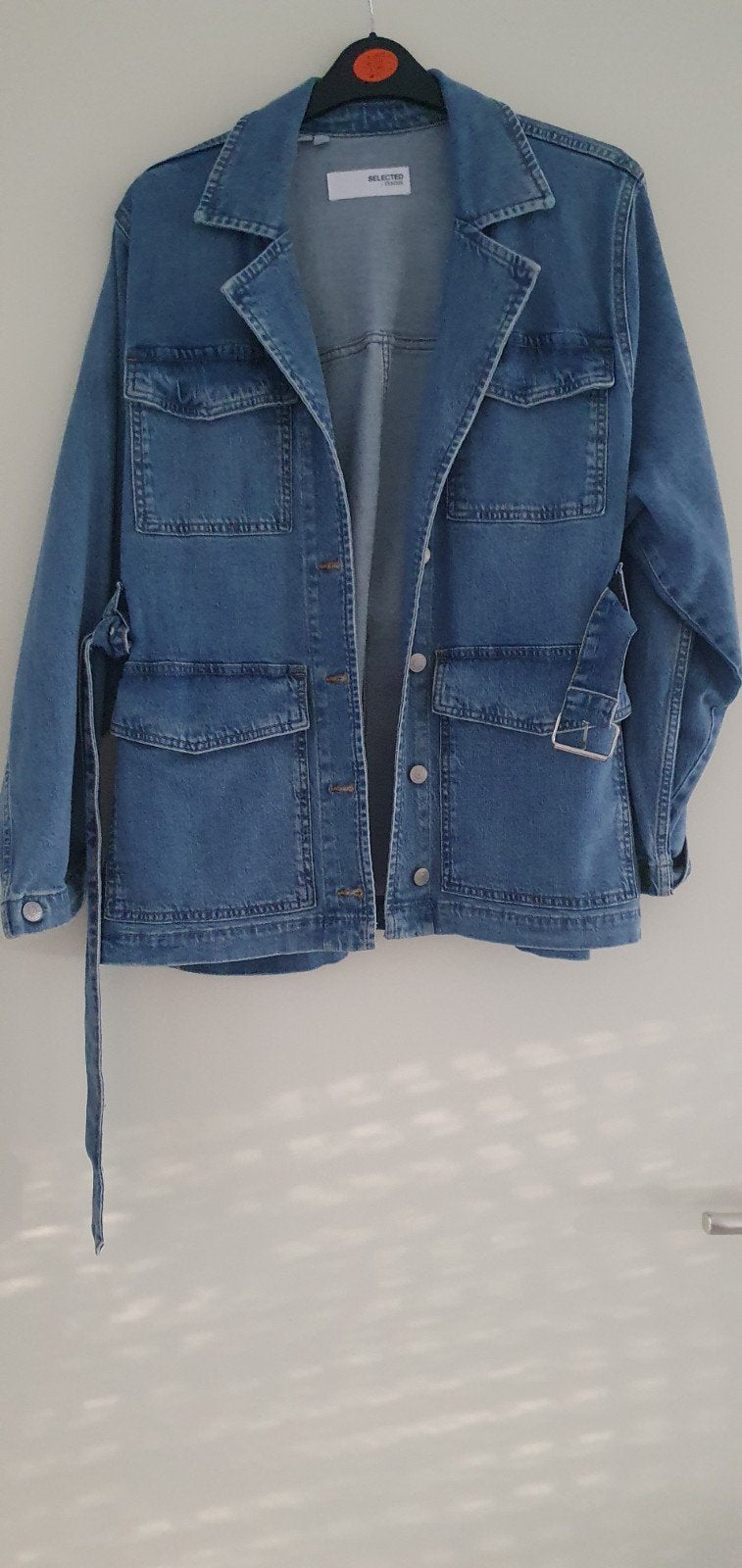 Selected Femme spijkerjas maat 38, Maat 38/40 (M), Blauw, Selected Femme, Ophalen of Verzenden