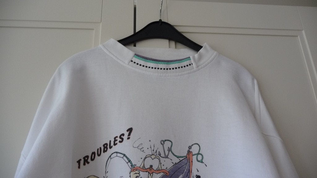 Leuk T-shirt - L, Wit, Maat 42/44 (L), Dow Jones Amsterdam, Ophalen of Verzenden