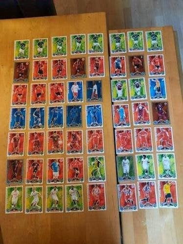MATCH ATTAX TOPPS CARDS - ORANJE ACHTERKANT, Verzamelen, Ophalen of Verzenden, Zo goed als nieuw, Buitenlandse clubs, Poster, Plaatje of Sticker