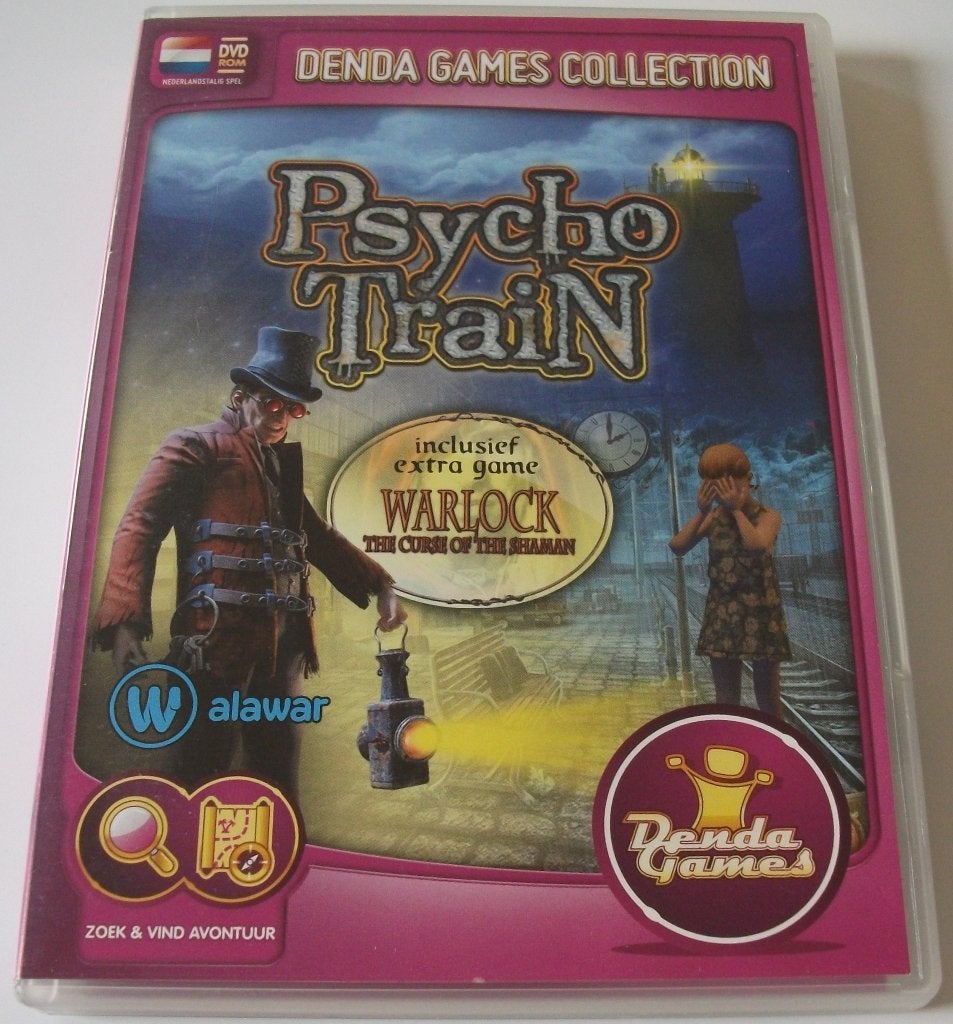 PC Game *** PSYCHO TRAIN *** 2-Games Pack, Puzzel en Educatief, 1 speler, Ophalen of Verzenden, Zo goed als nieuw