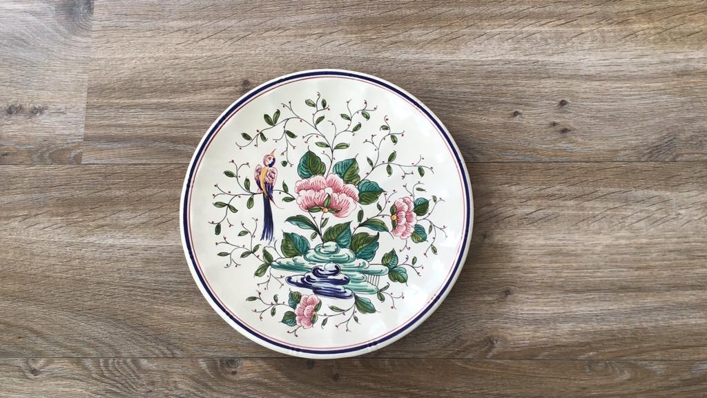Handpainted Portugees bord ., Ophalen of Verzenden