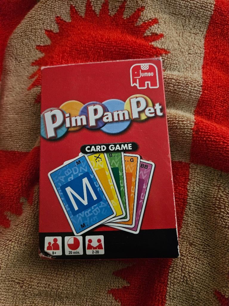 Pim pam pet, Hobby en Vrije tijd, Gezelschapsspellen | Bordspellen, Ophalen of Verzenden, Gebruikt