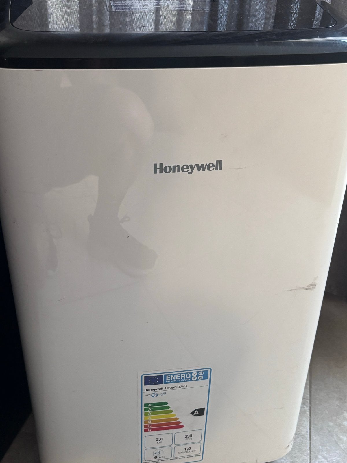 Honeywell Mobiele Airco HF09CESWK, Ophalen, Gebruikt, Minder dan 60 m³, 3 snelheden of meer