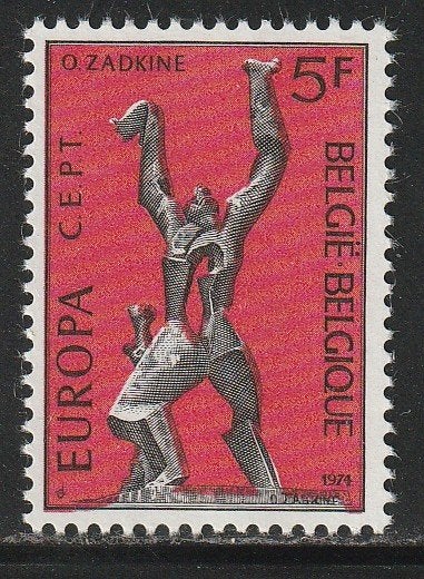 Verenigd Europa 1974 - België - Zadkine Beeld, Ophalen, Postfris, Overige thema's