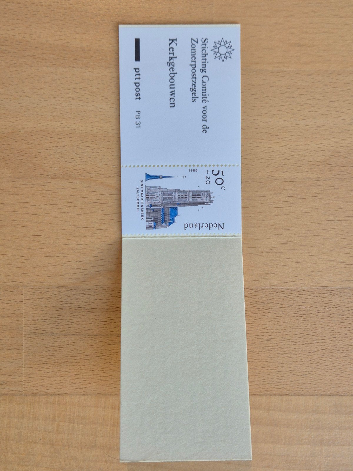 Nederland 1985 deel postzegelboekje PB31, Postzegels en Munten, Postzegels | Nederland, Ophalen of Verzenden, Na 1940, Postfris