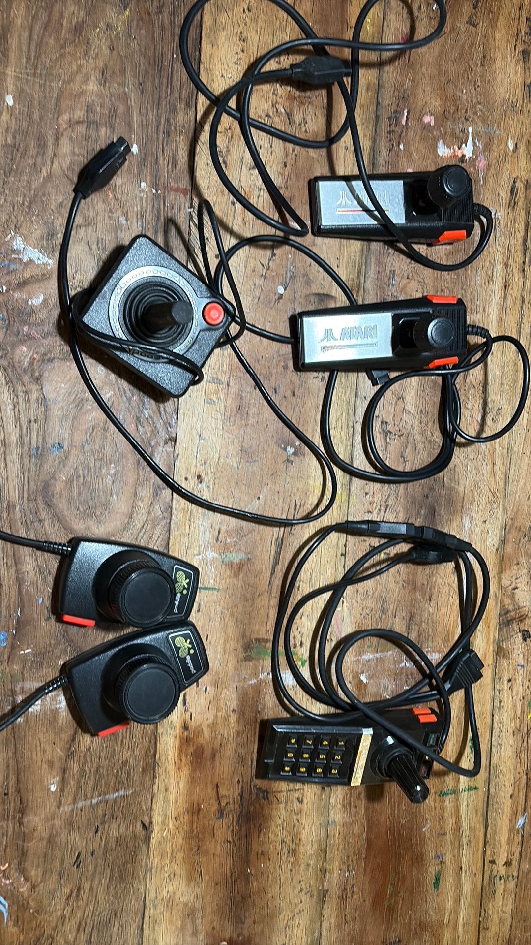 Collectie retro joysticks atari, Ophalen of Verzenden, Gebruikt
