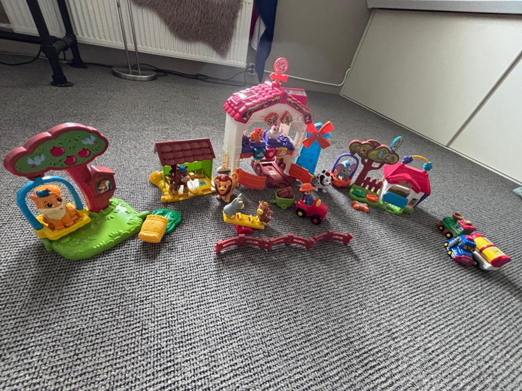 Vtech zoef zoef vrolijke dierenboerderij, Ophalen, Zo goed als nieuw, 6 maanden tot 2 jaar
