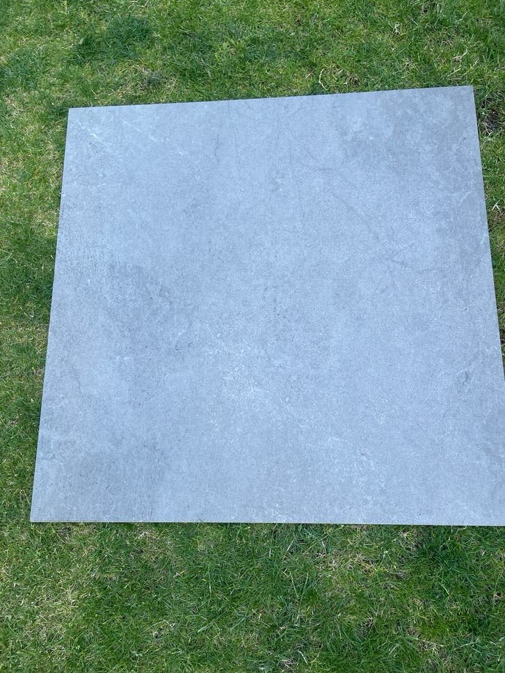 9,6 m2 Grijze Rako Vloertegel 80x80 cm - Genuanceerd, Ophalen, 60 cm of meer, Keramiek, Nieuw