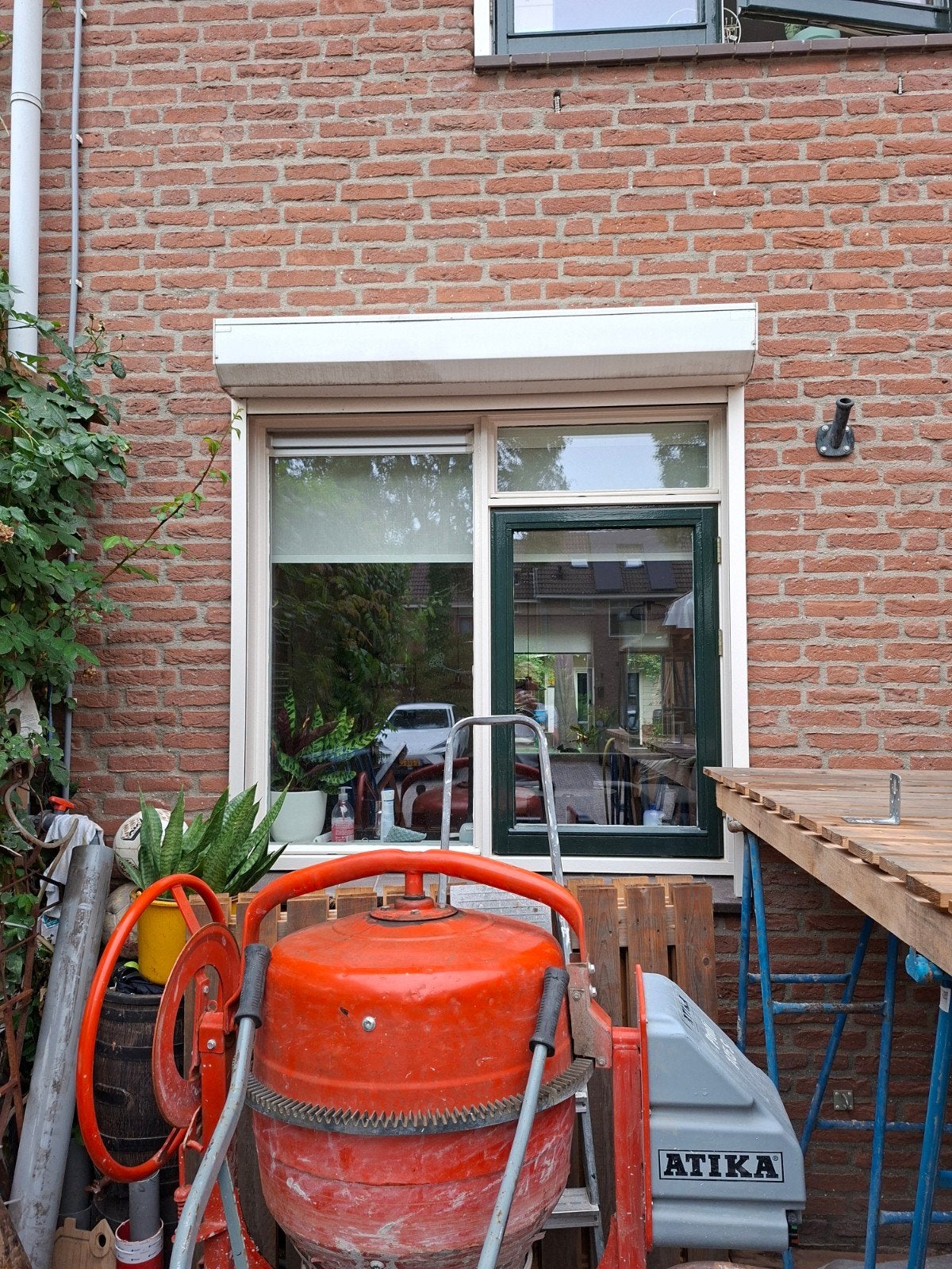 Uitzetramen en glas (exclusief deuren), Ophalen, Gevelraam of Ruit, Gebruikt, 80 tot 120 cm
