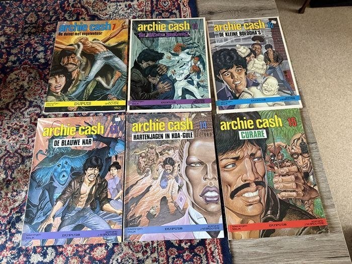 Archie Cash. Malik. 6 Albums, Boeken, Gelezen, Malik, Ophalen of Verzenden, Meerdere stripboeken