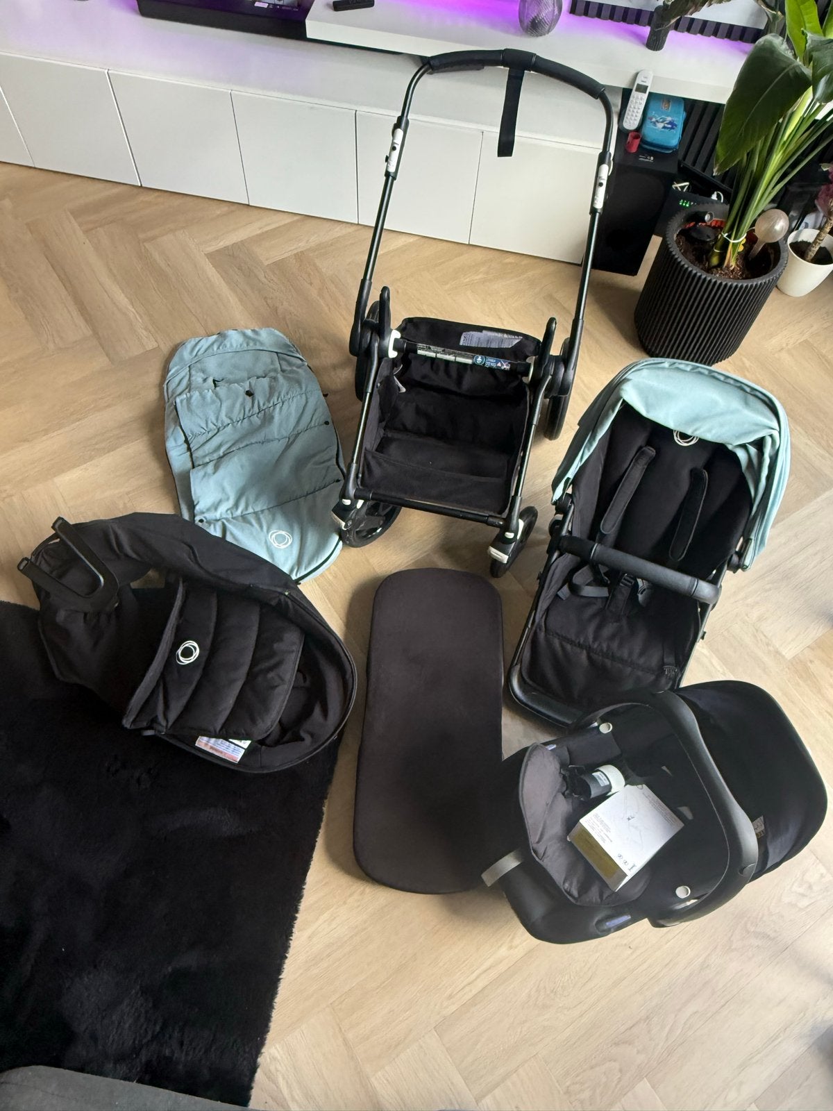 Bugaboo Fox combiwagen met Maxi-Cosi, Ophalen, Bugaboo, Zo goed als nieuw, Combiwagen