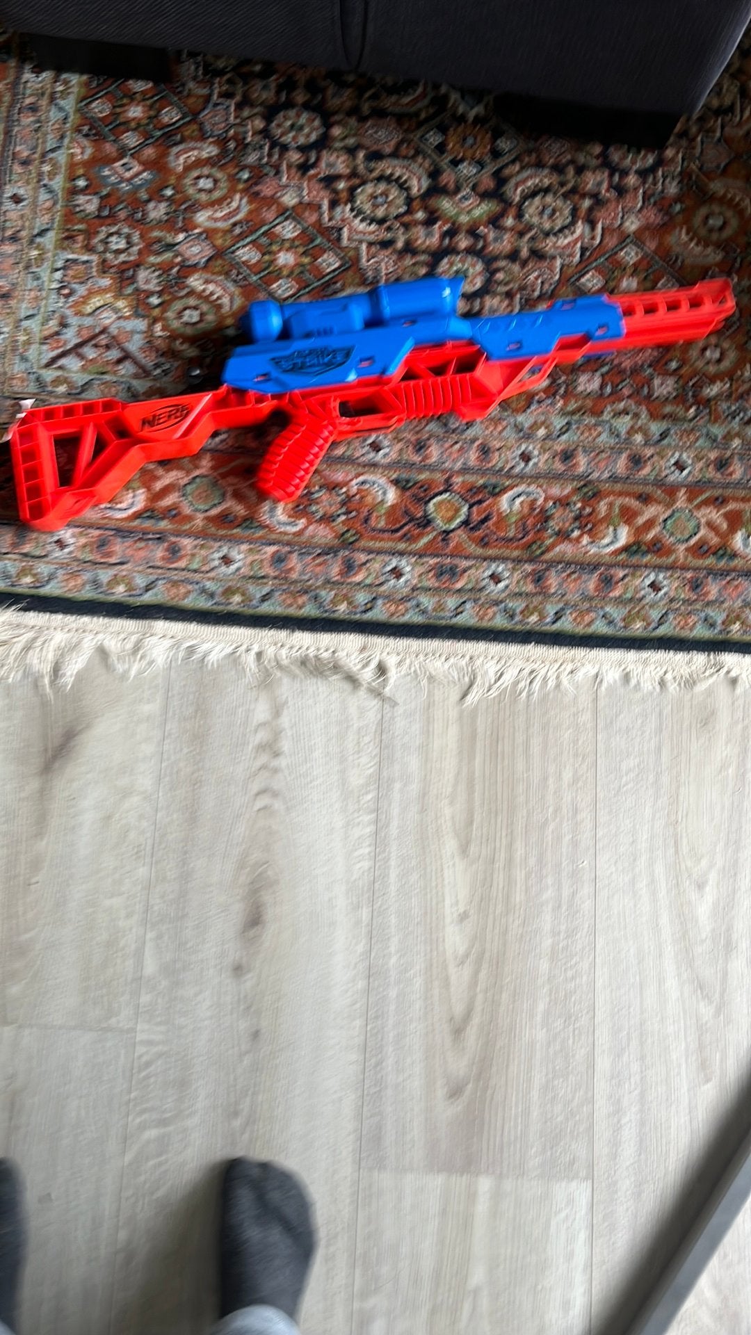 Nerf alpha strike gun en 5 kogels, Ophalen of Verzenden, Zo goed als nieuw