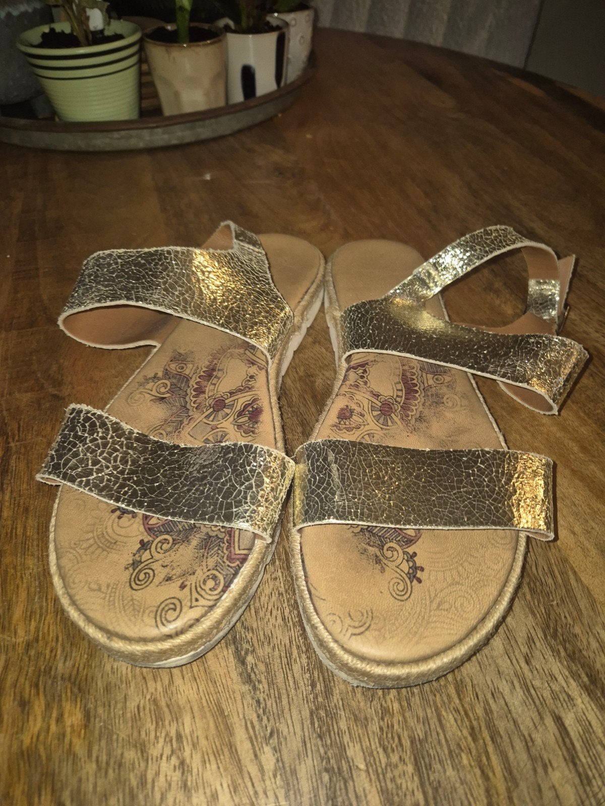 Gouden Bullboxer Sandalen Maat 40 - Zomerklaar & Stijlvol, Overige kleuren, Gedragen, Bullboxer, Sandalen of Muiltjes