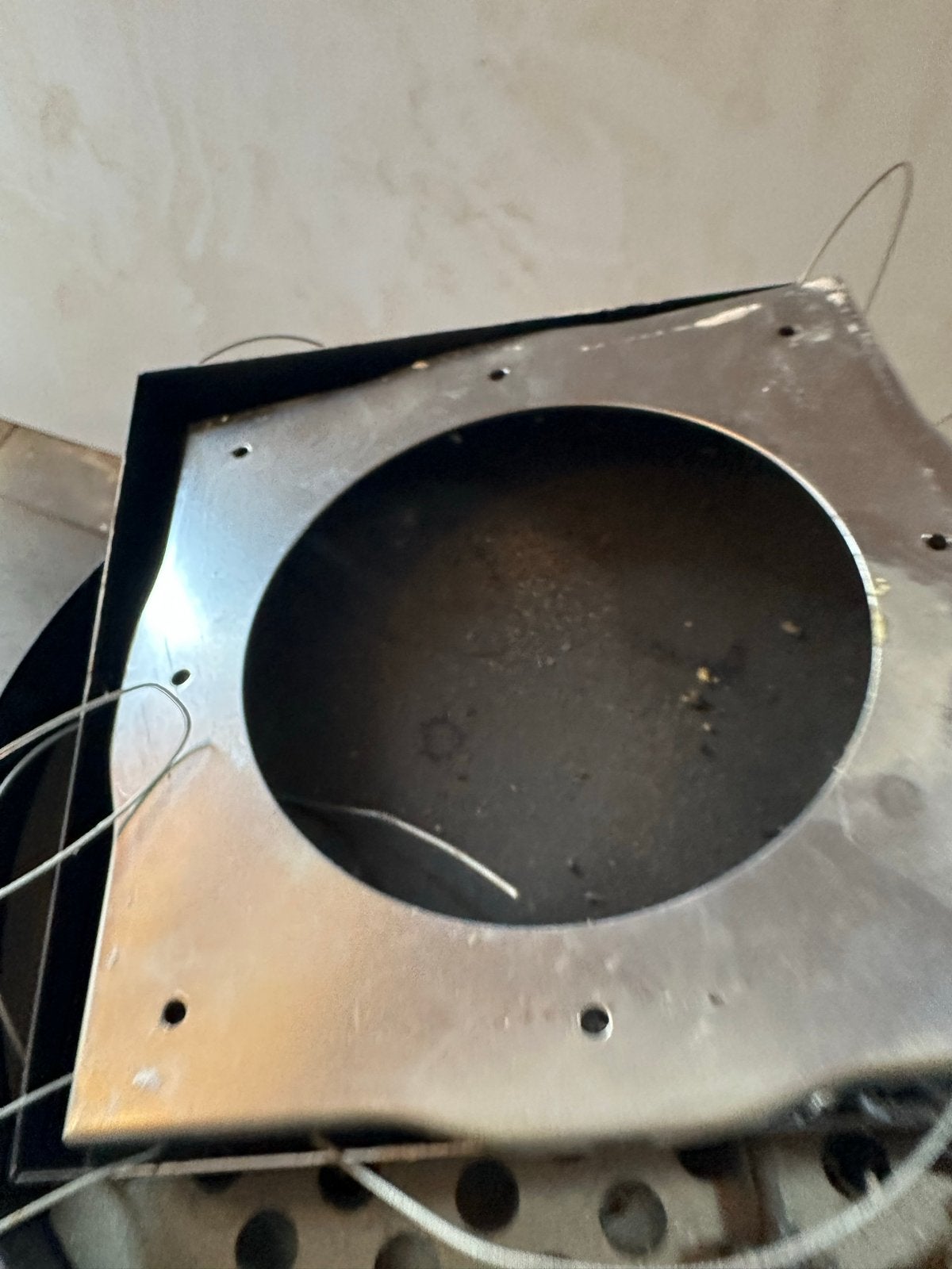 Cendo hang afzuigkap zwart - Mooi model, werkt goed, Witgoed en Apparatuur, Gebruikt, Ophalen of Verzenden, Vrijstaand, Motor