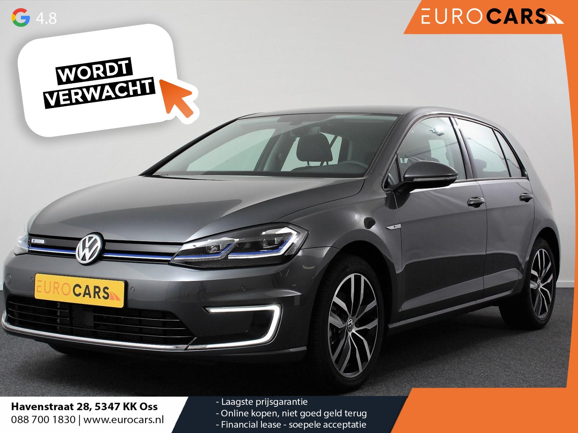 Volkswagen e-Golf Edition Automaat SOH 89% Navigatie Digital, Gebruikt, Zwart, 231 km, Golf
