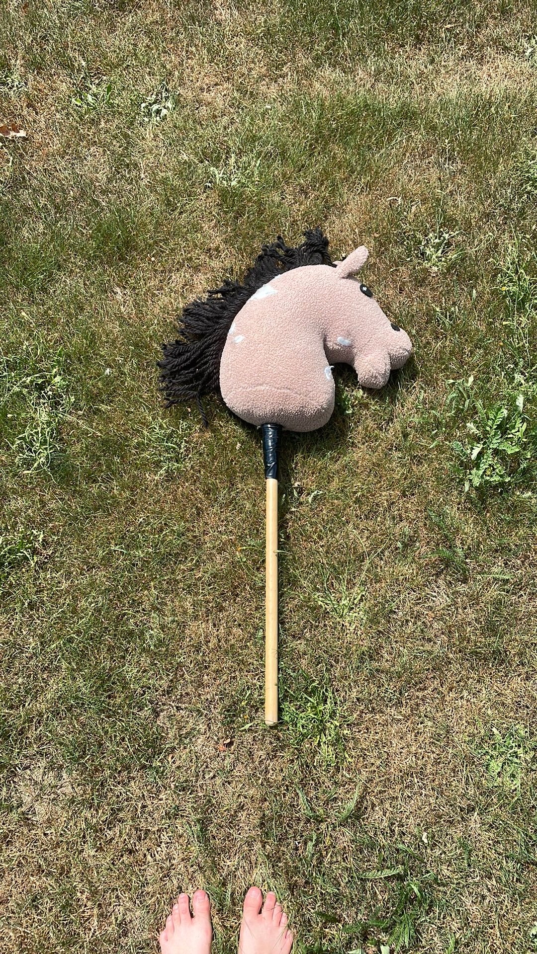 Hobbyhorse beige, zwart, Ophalen, Gebruikt