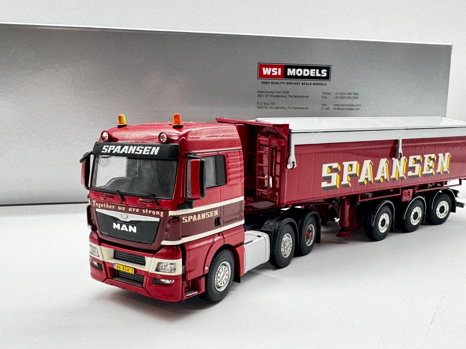 WSI MAN TGX KIPPER SPAANSEN, ., Nieuw, Ophalen of Verzenden, .