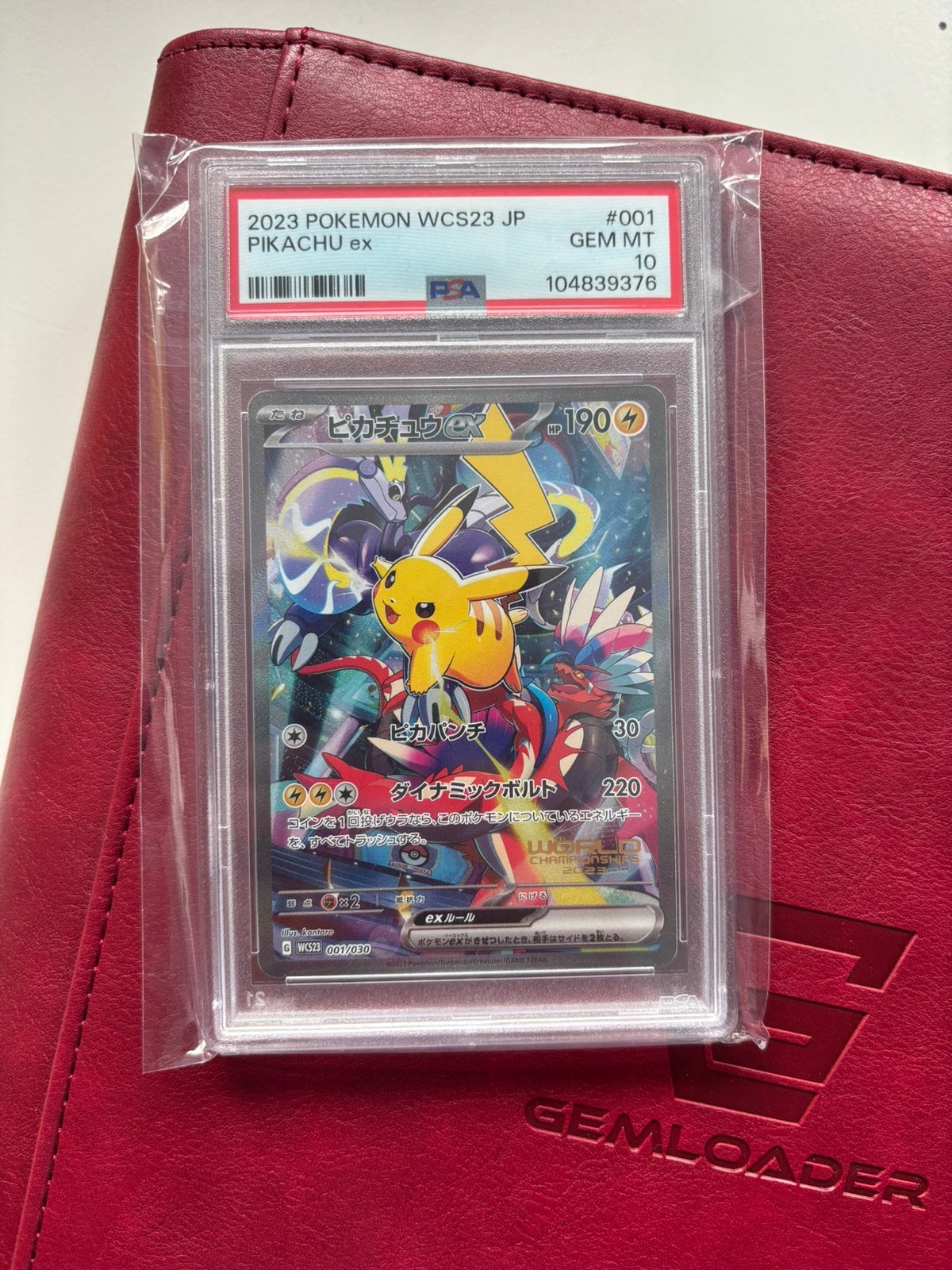PSA 10 Pikachu 001/030 World Championships 2023 🇯🇵✨, Hobby en Vrije tijd, Verzamelkaartspellen | Pokémon, Ophalen of Verzenden