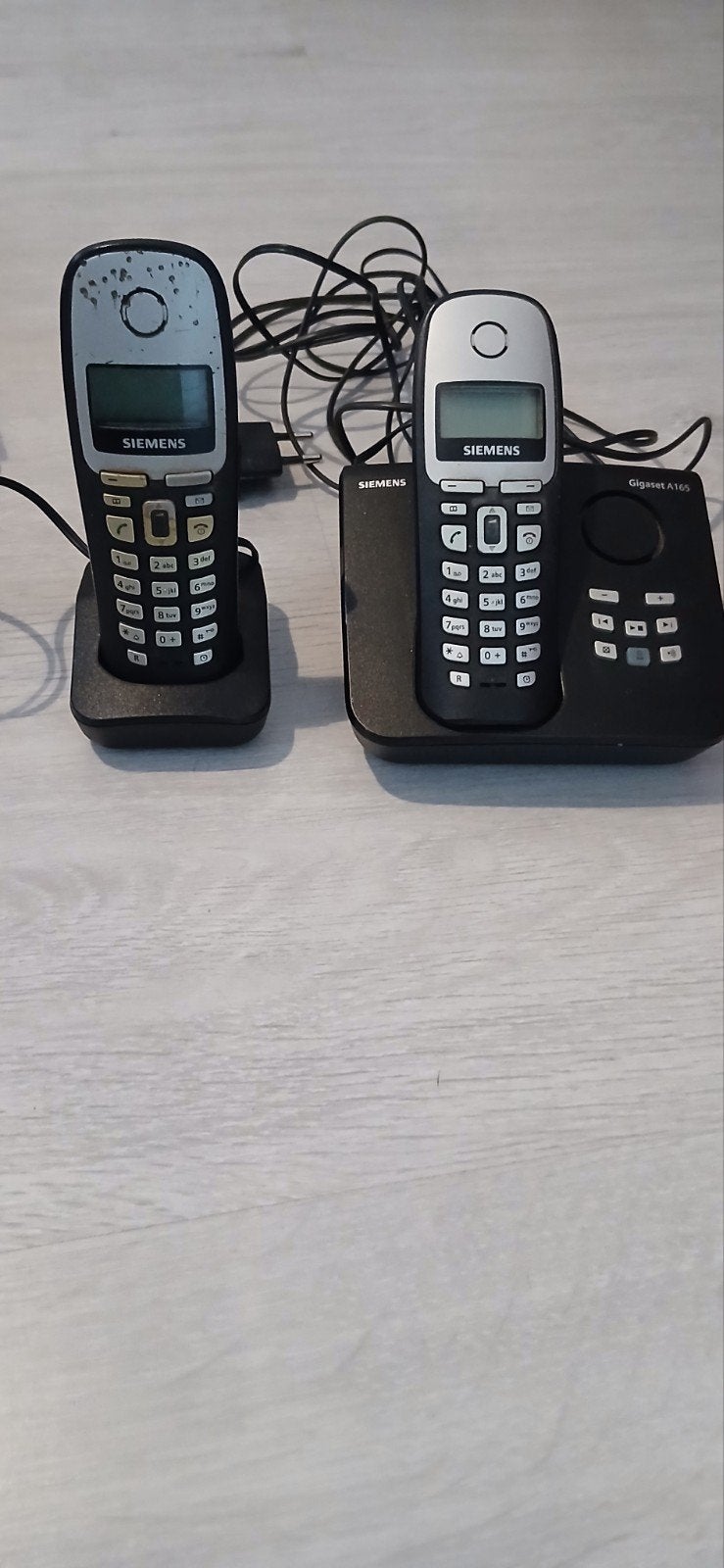 Siemens Gigaset A165 draadloze telefoon met extra handset, Telecommunicatie, Verzenden, Gebruikt, 2 handsets