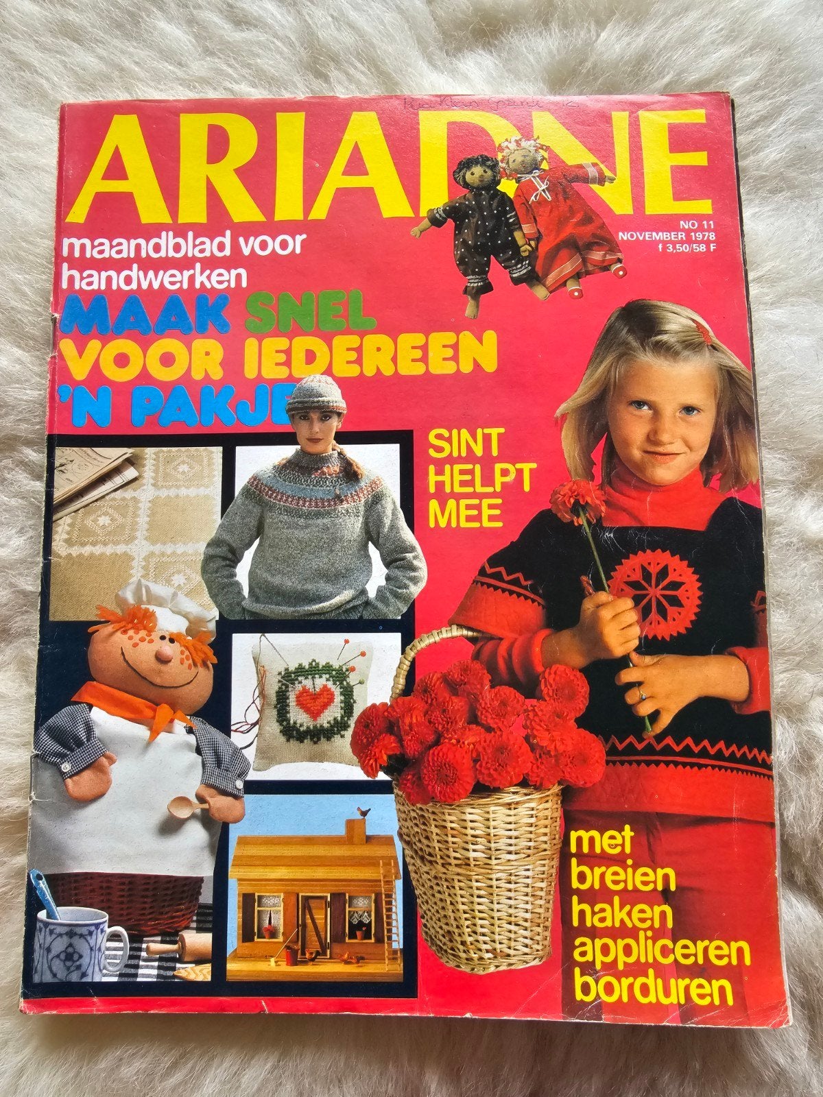 Vintage handwerk tijdschrift Ariadne Nr 11. 1978, Ophalen of Verzenden, Gelezen, Damesbladen