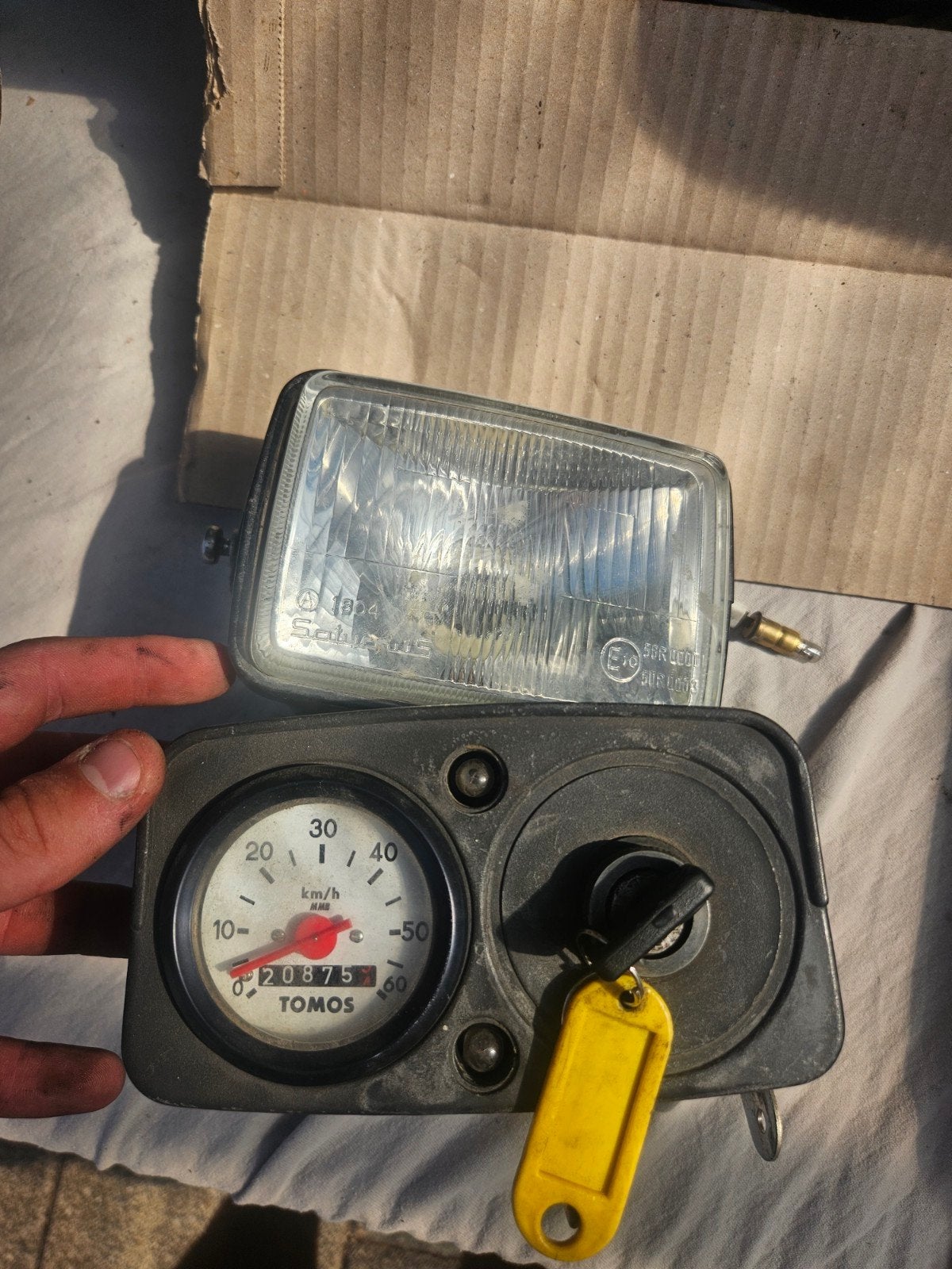 tomos a35 in onderdelen, Ophalen