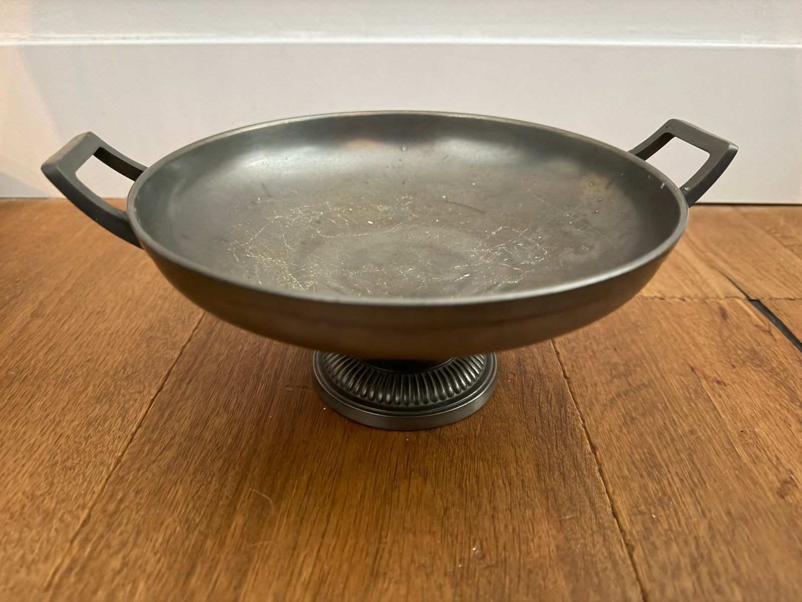 Royal Holland KMD Pewter serveerschaal met handvatten, Ophalen of Verzenden