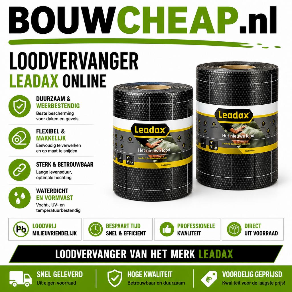 Loodvervanger Leadex, Steen of Klei, Ophalen of Verzenden, Zo goed als nieuw, Minder dan 5 m²