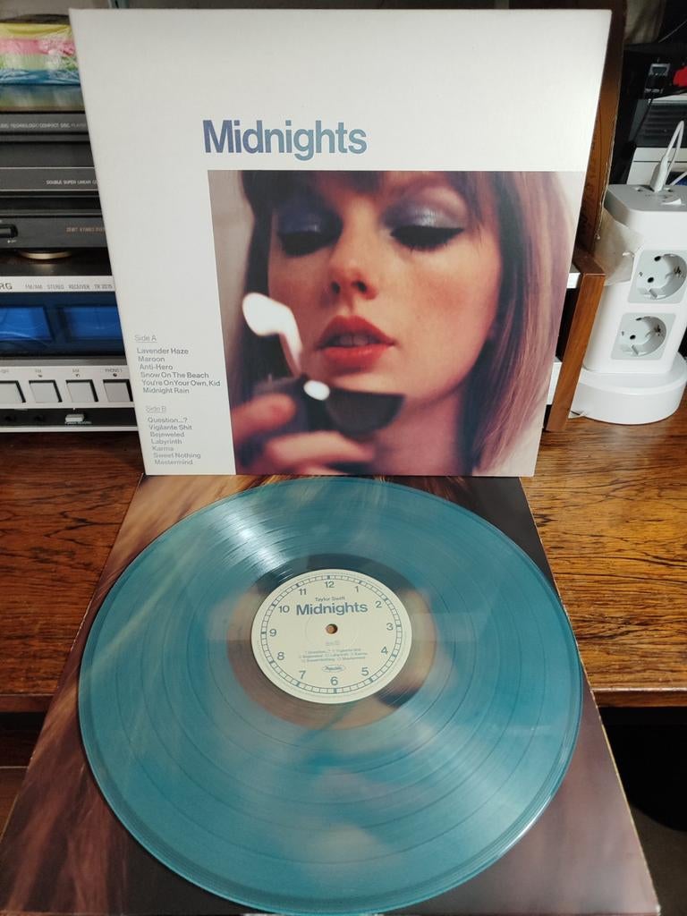 Taylor Swift - Midnights (Jade Green Edition) LP, Ophalen of Verzenden, Zo goed als nieuw, 12 inch