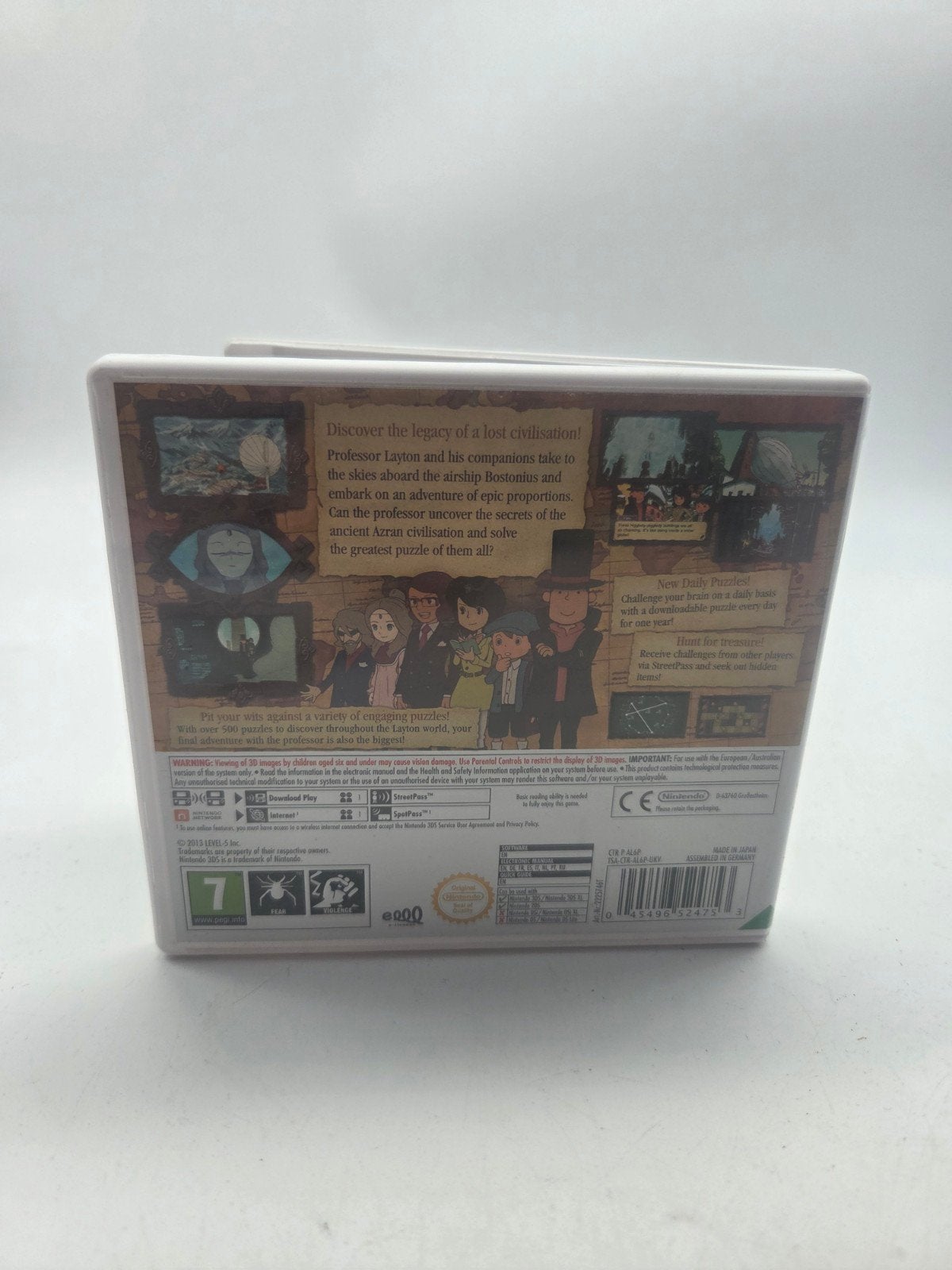 Professor Layton and the Azran Legacy - Nintendo 3DS, Spelcomputers en Games, Games | Nintendo 2DS en 3DS, Nintendo, Puzzel en Educatief