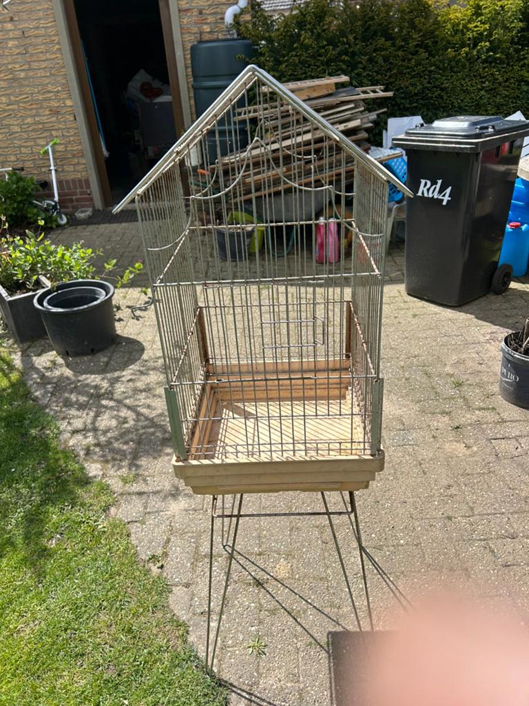 Vogelkooi, Dieren en Toebehoren, Ophalen, Gebruikt, Metaal, Vogelkooi