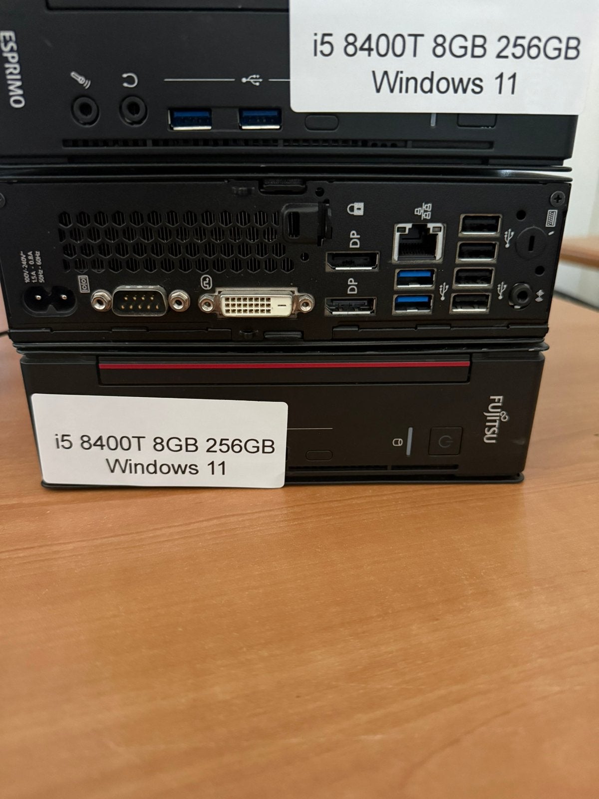 Fujitsu Esprimo Q558 Mini PC i5-8400T 8GB 256GB Windows 11, 8 GB, Ophalen of Verzenden, SSD, Intel Core i5