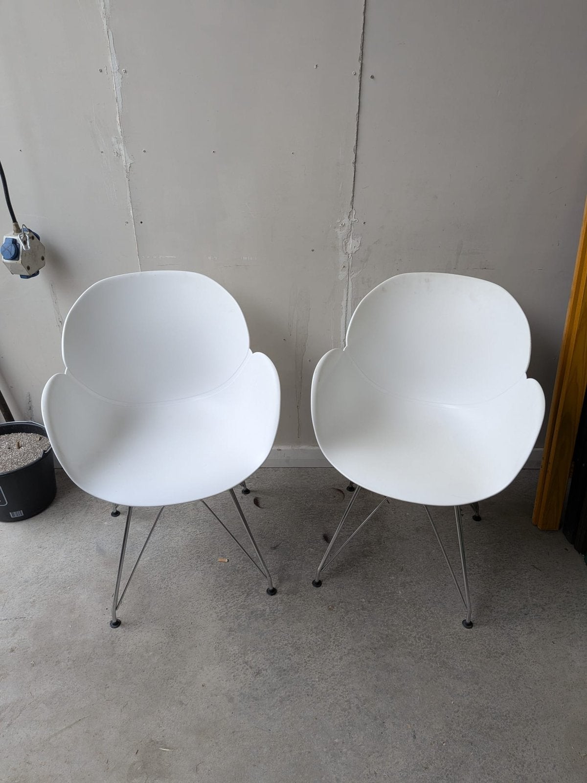 Set van 4 design stoelen, Huis en Inrichting, Woonaccessoires | Etagères, Ophalen of Verzenden, Zo goed als nieuw