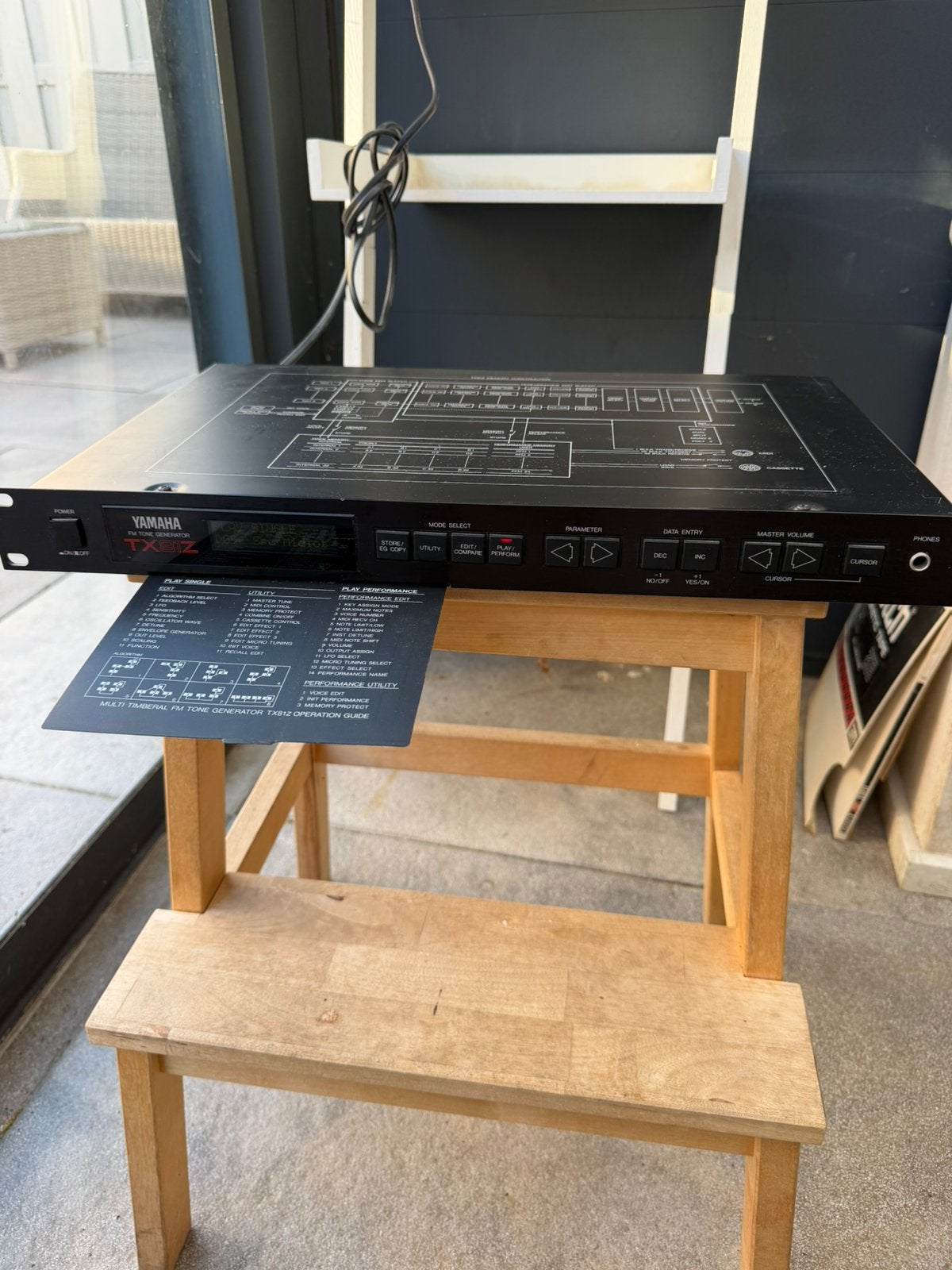 Yamaha TX81z synthesizer topstaat, Ophalen of Verzenden, Zo goed als nieuw, 61 toetsen, Yamaha
