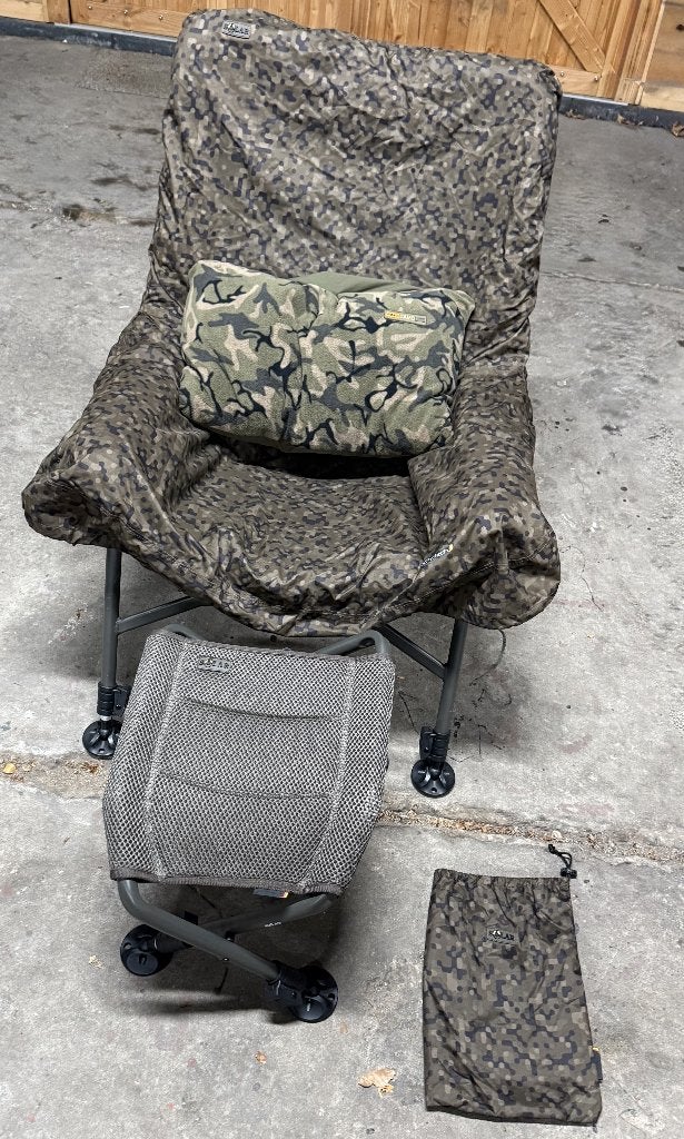 Solar SP C‑Tech Sofa Chair + regenhoes + voetenbank + kussen, Ophalen, Zo goed als nieuw, Overige typen
