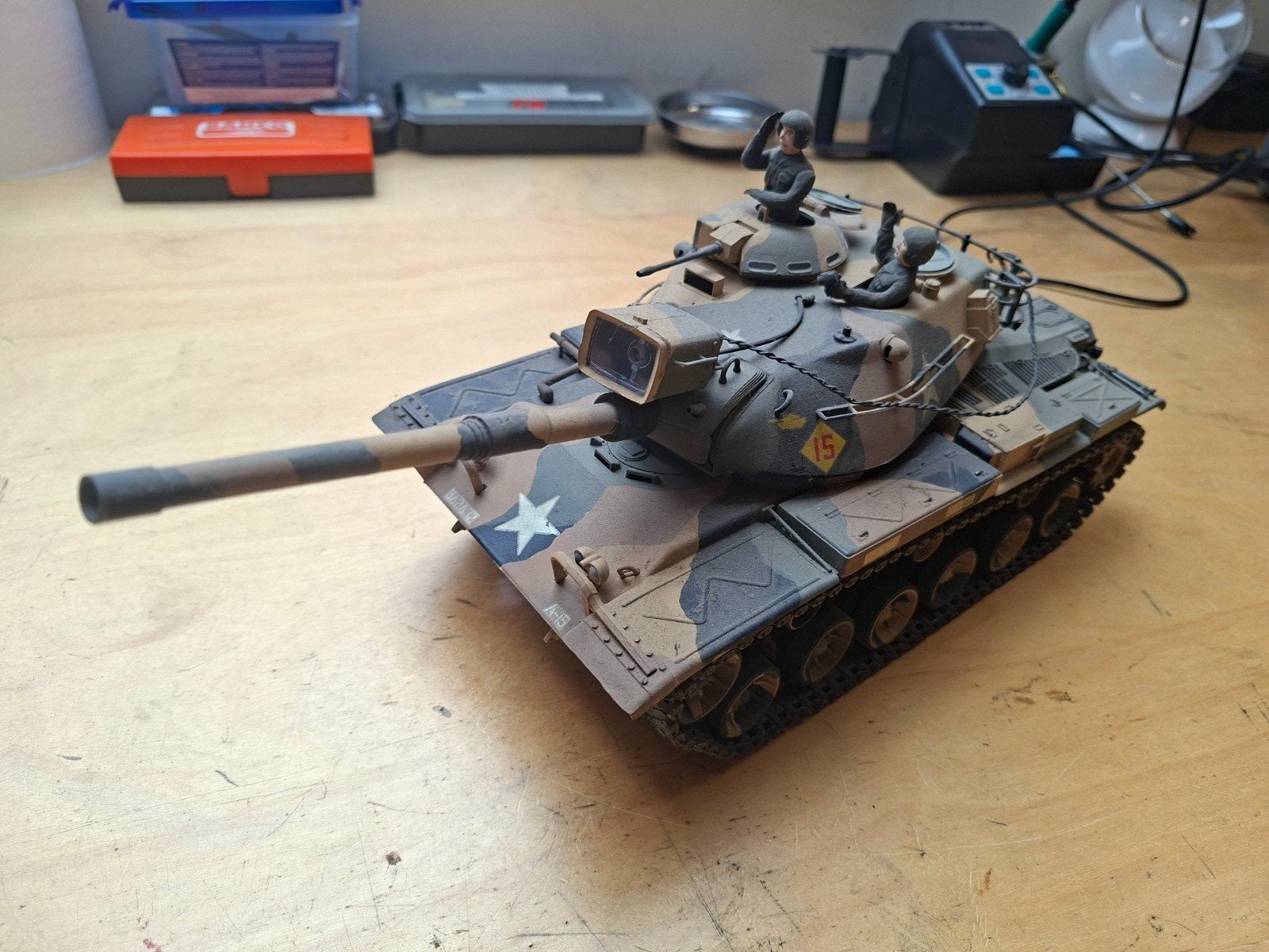 US Army Tank RC - Mooi model voor de verzamelaar, Hobby en Vrije tijd, Overige merken, Gebruikt, Tank, Groter dan 1:32
