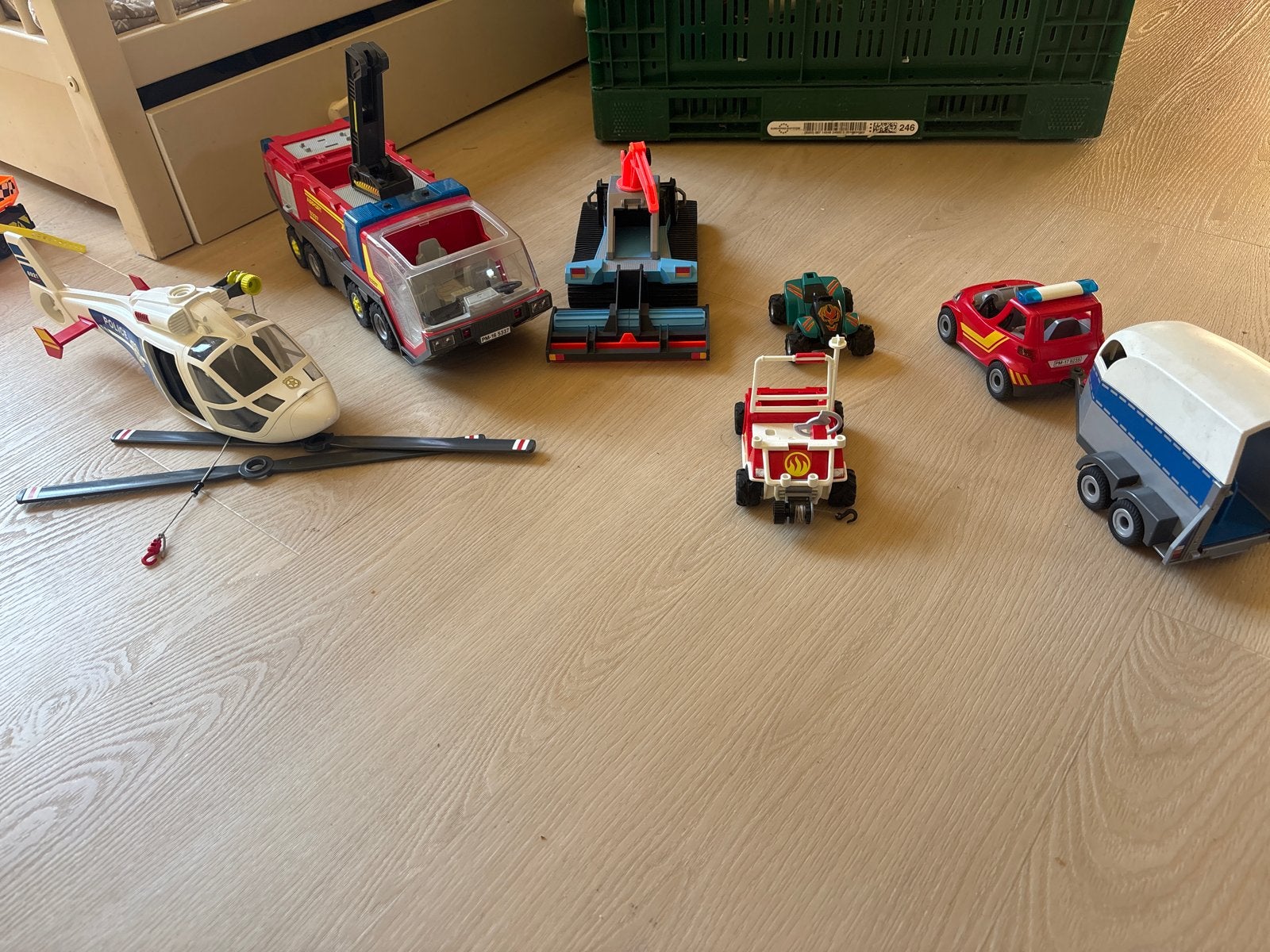 Playmobil voertuigen set: brandweer, politie en meer, Ophalen of Verzenden, Gebruikt