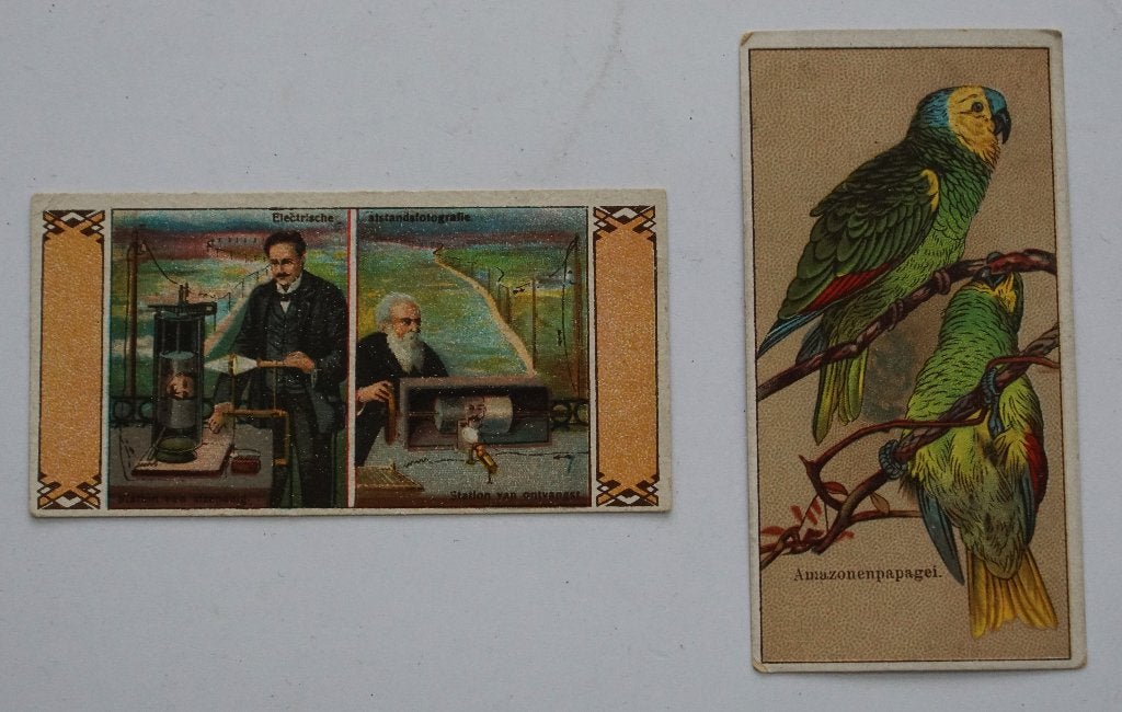 Twee chromo's, plaatjes, Verzenden, Zo goed als nieuw