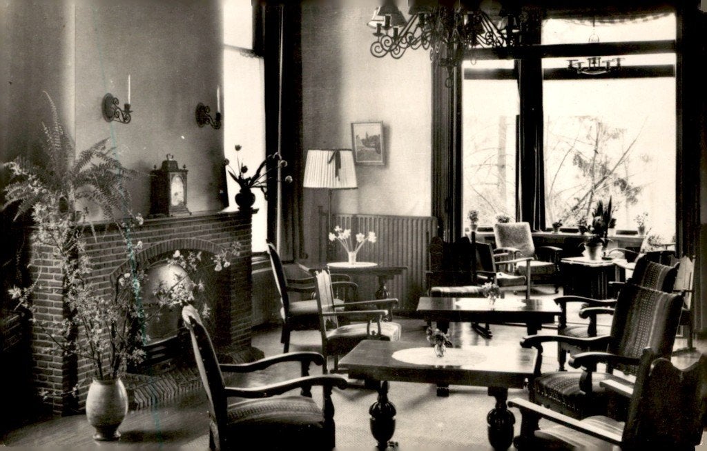 Amerongen Huis Oranjestein Conversatiezaal # 349, Verzenden, 1940 tot 1960, Gelopen, Utrecht