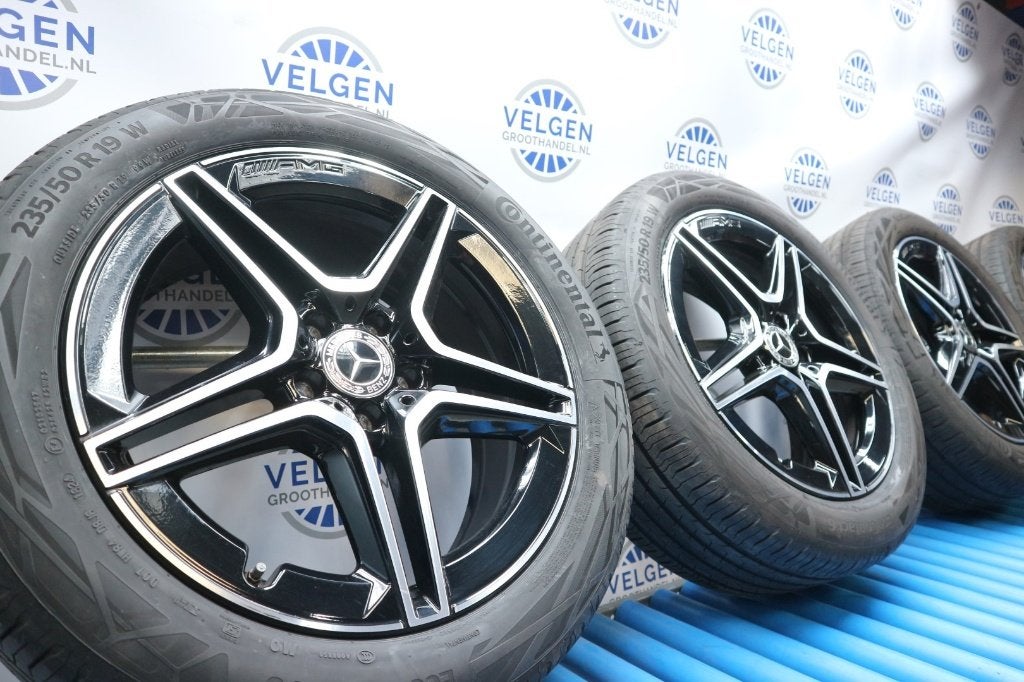 Mercedes GLA GLB velgen 19 inch AMG origineel zomerset 5x112, 19 inch, Gebruikt, Banden en Velgen, Ophalen of Verzenden
