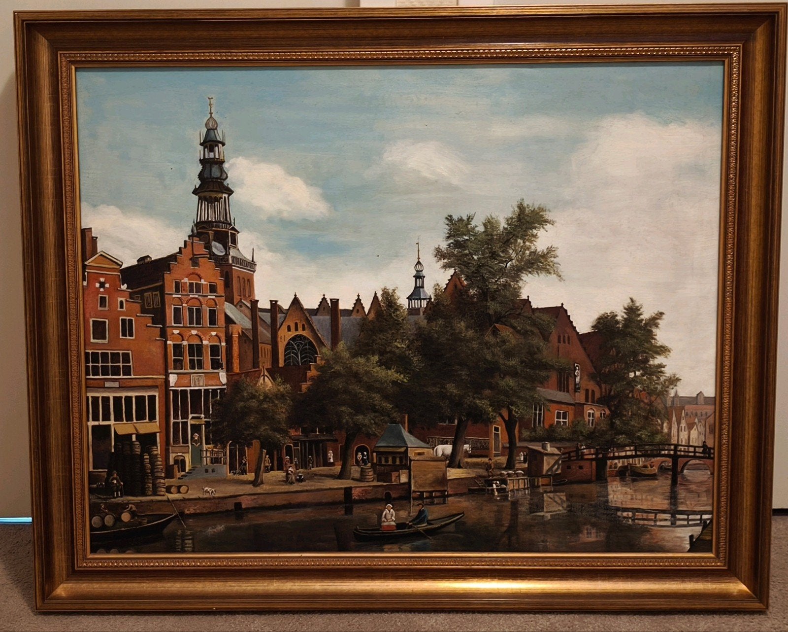 Reproductie van een schilderij van Jan van der Heijden, Antiek en Kunst, Ophalen