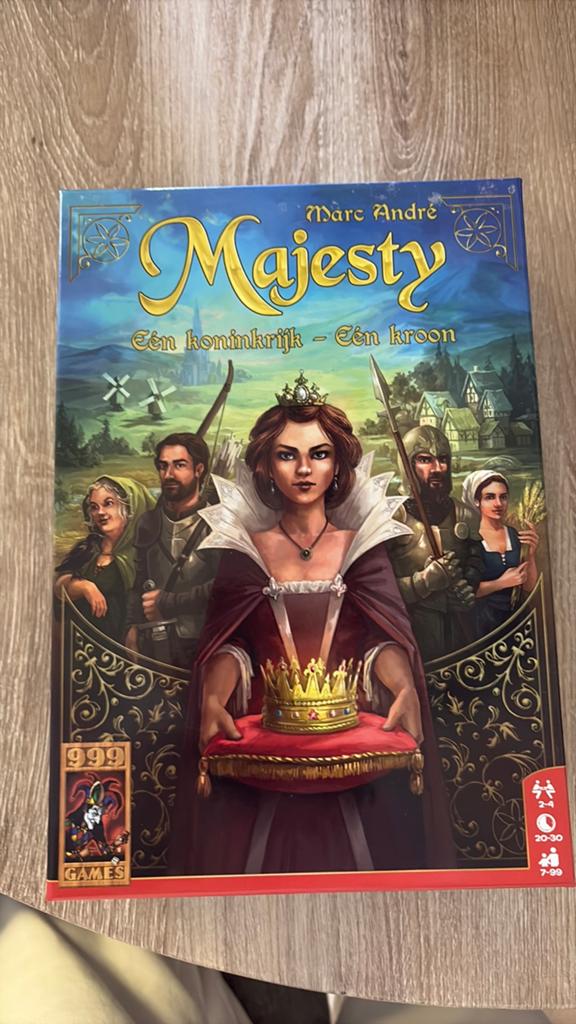 Majesty - een koninkrijk - een kroon, Een of twee spelers, Ophalen of Verzenden, Nieuw