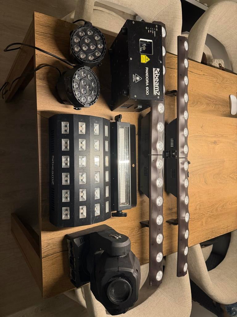 Complete lichtset voor feestjes, Ophalen, Gebruikt, Overige typen, Kleur
