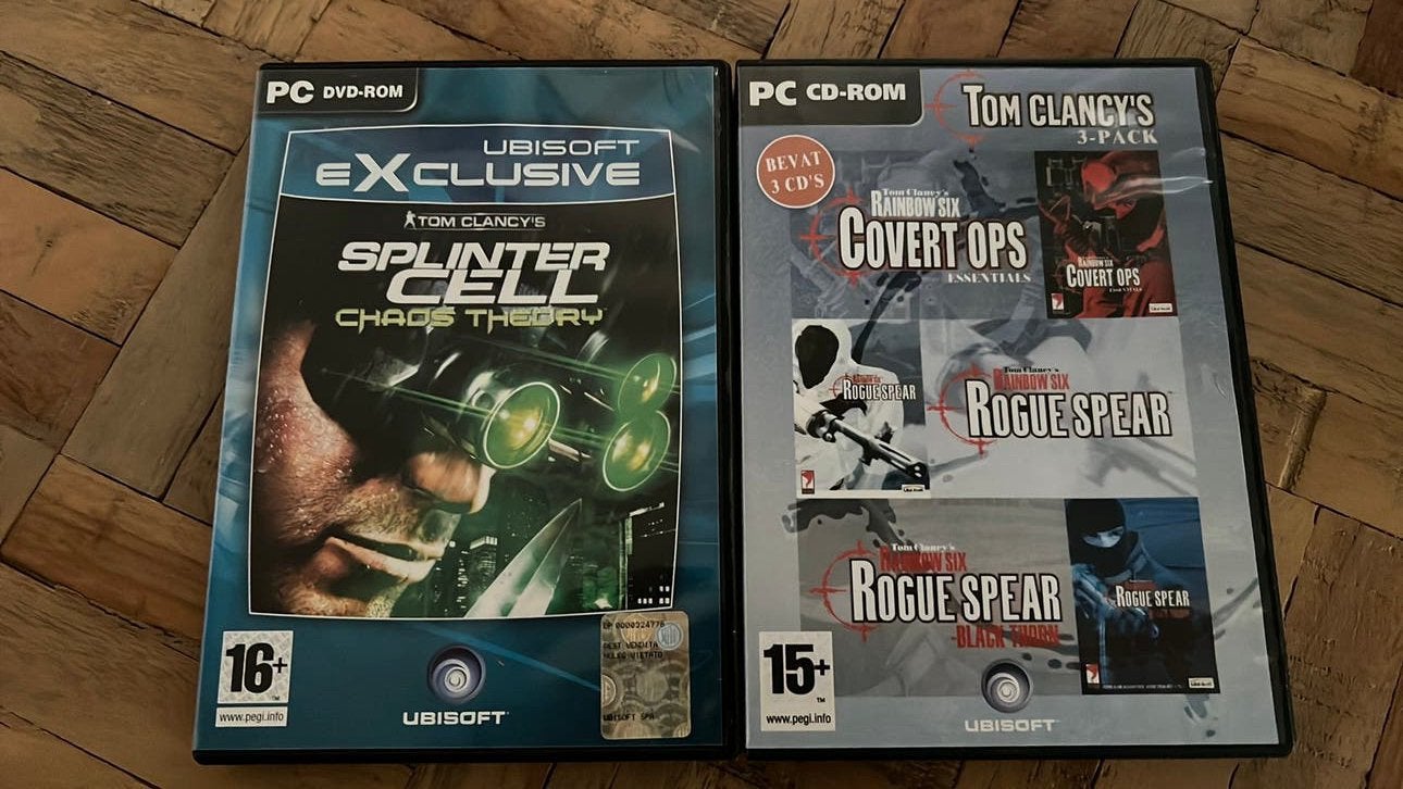 Tom Clancy’s Splinter Cell & Rogue spear pc game, Vanaf 18 jaar, Shooter, 1 speler, Ophalen of Verzenden