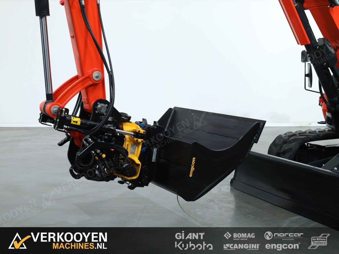 2026 Kubota KX085-5 2PC + Engcon EC209 S45 ADV1314, Zakelijke goederen, Graafmachine