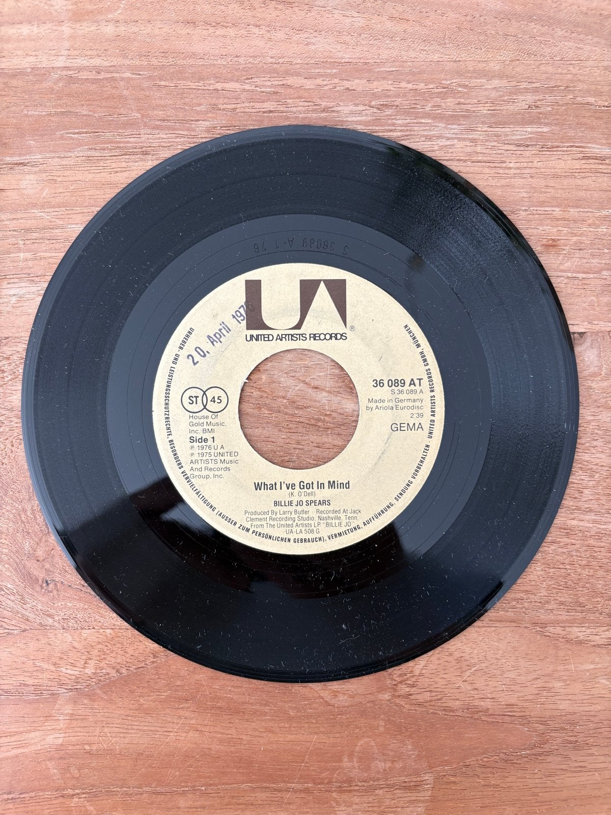 Billie Jo Spears - What I've Got In Mind 031, Gebruikt, 7 inch, Ophalen of Verzenden, EP